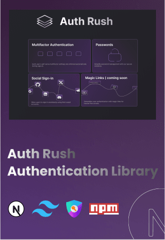 Auth Rush An Authentication Library