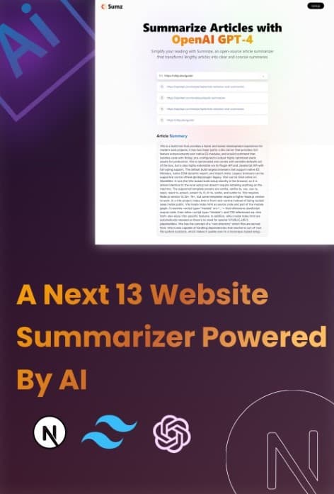 Sumz An AI Webpage Summarizer